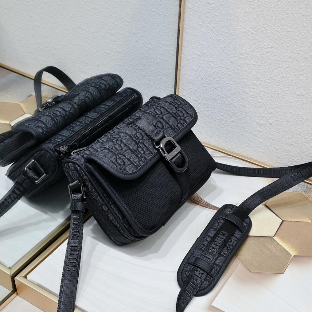 Modern Stylish Black Printed Crossbody Bag