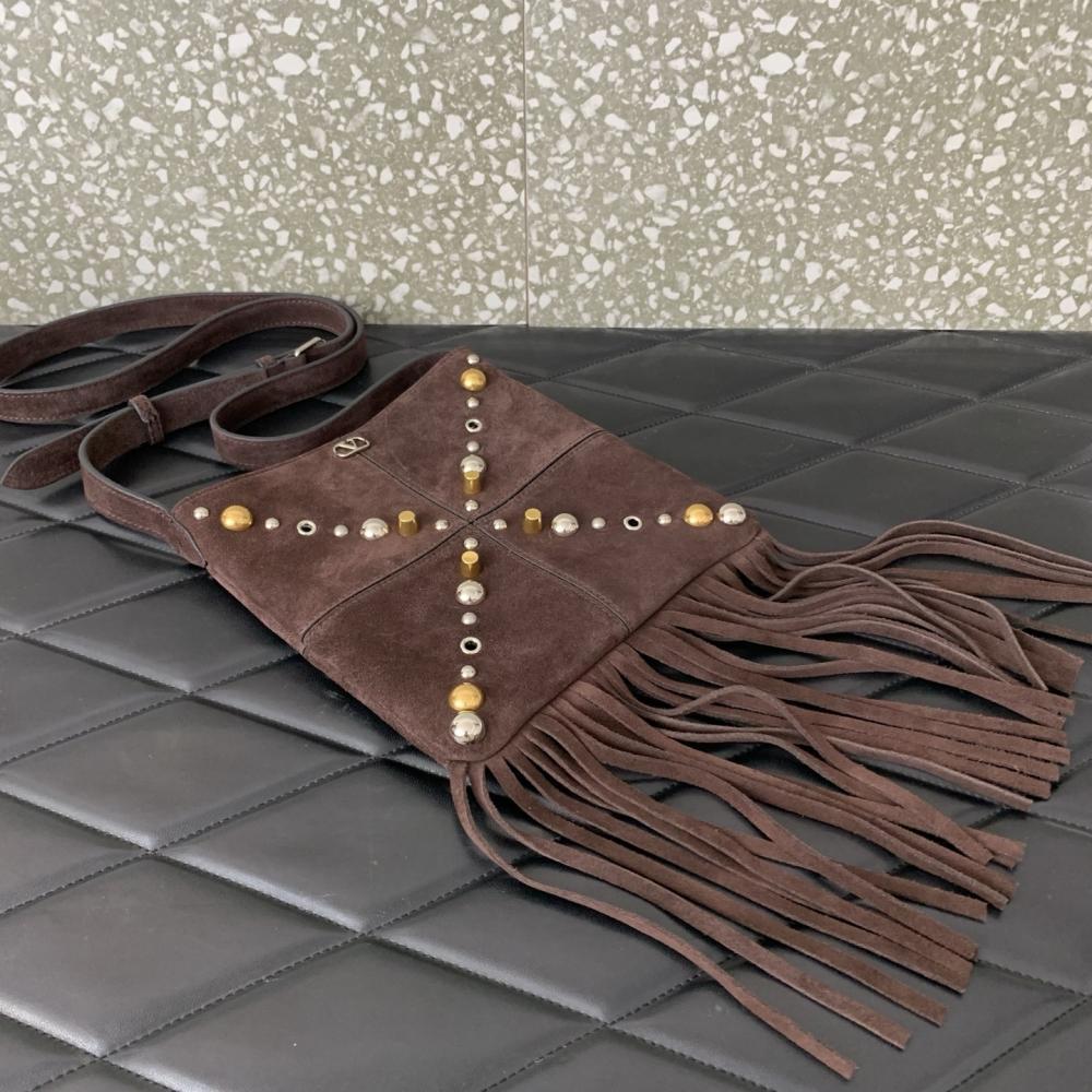 Alma Studded Leather Crossbody Bag