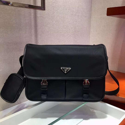 Stylish Refined Saffiano Leather Crossbody Bag