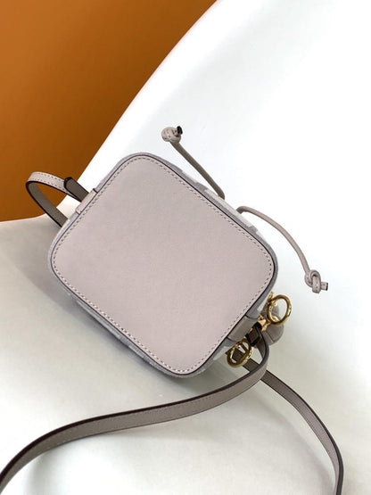 Embroidered Bucket Bag