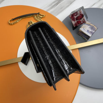 Classic Leather Top Handle Bag