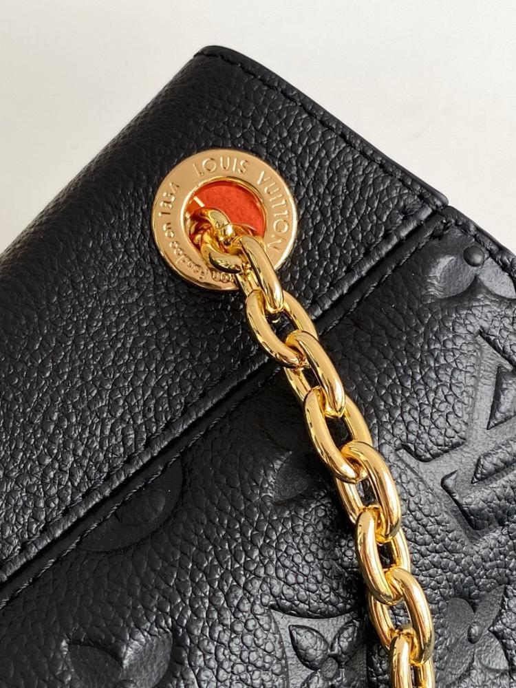 Stylish Refined Monogram Leather Crossbody Bag