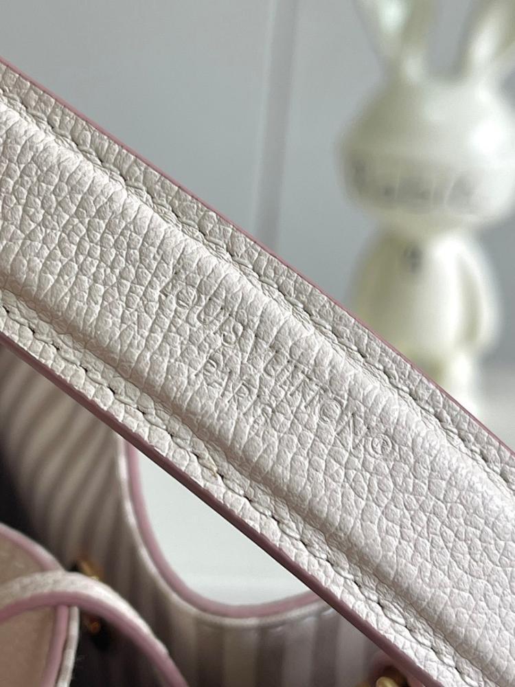 NeoNoe Monogram Leather Top Handle Bag