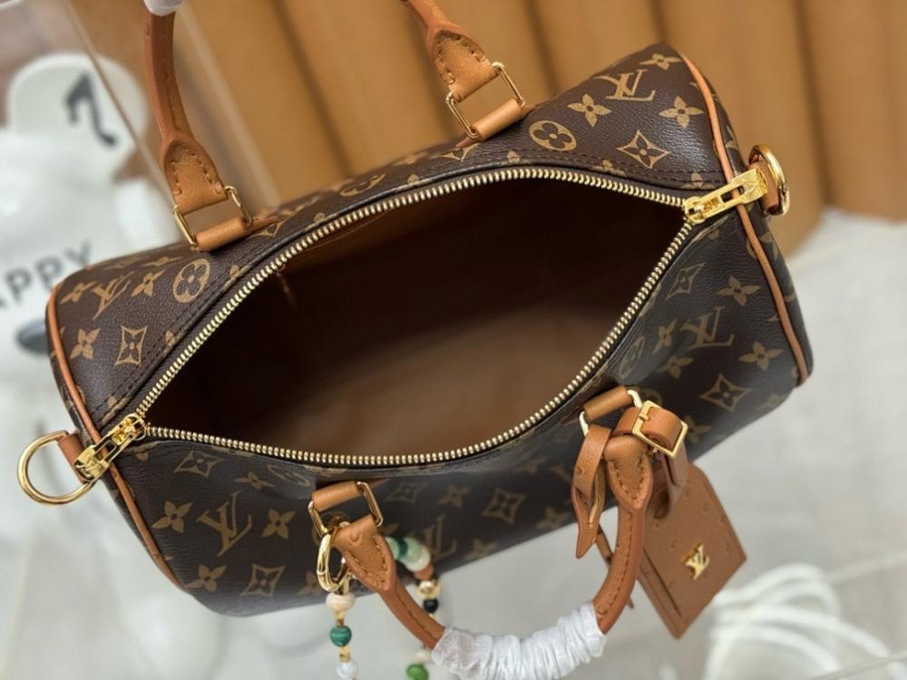 Stylish Refined Monogram Canvas Top Handle Bag