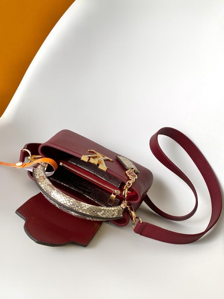 Leather Top Handle Bag