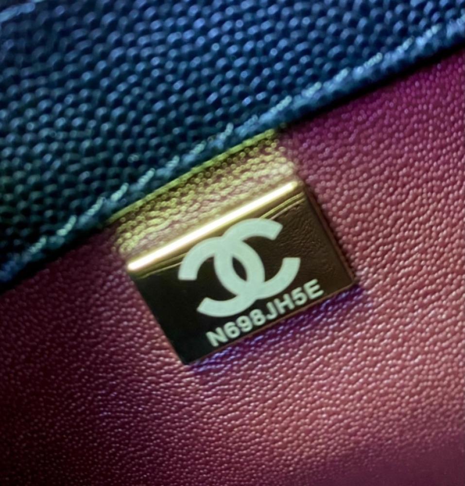 Leather Top Handle Bag