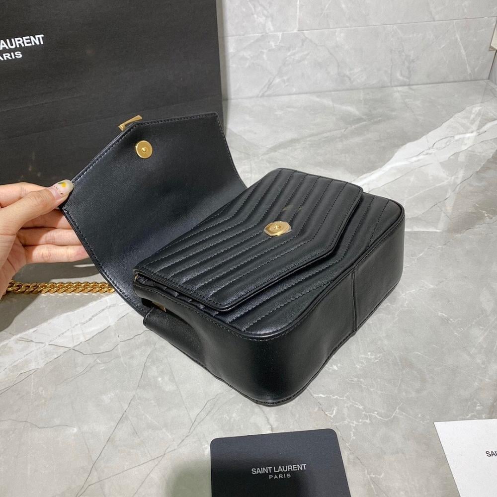 Modern Refined Embroidered Lambskin Crossbody Bag