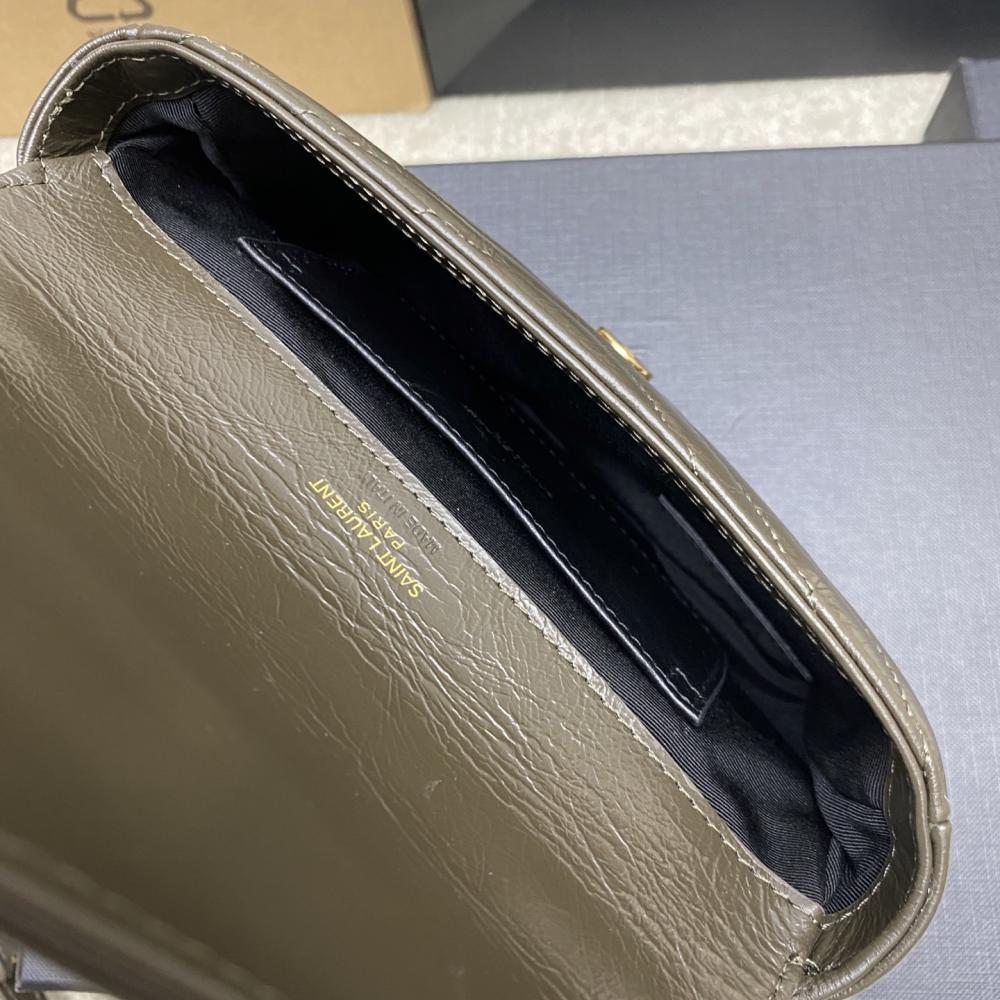 Leather Top Handle Bag