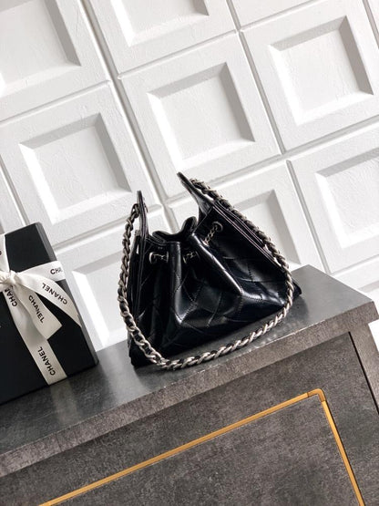 Leather Bucket Bag