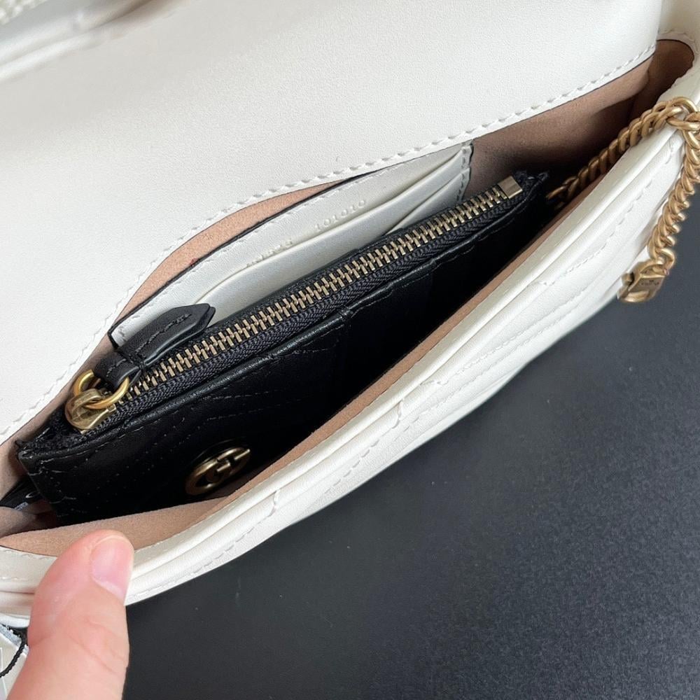 GG Marmont Quilted Leather Top Handle Bag