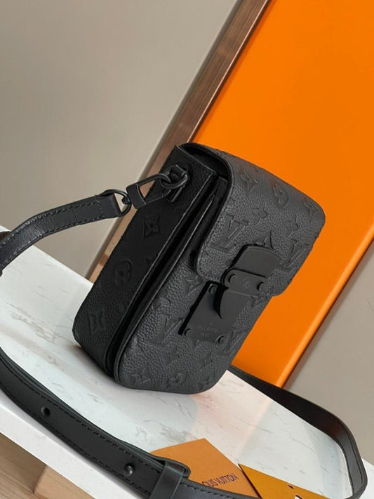 Stylish Refined Monogram Leather Crossbody Bag