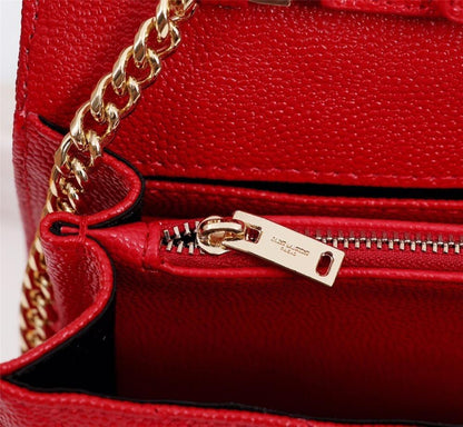 Italian-Inspired Luxury Calfskin Shoulder Bag
