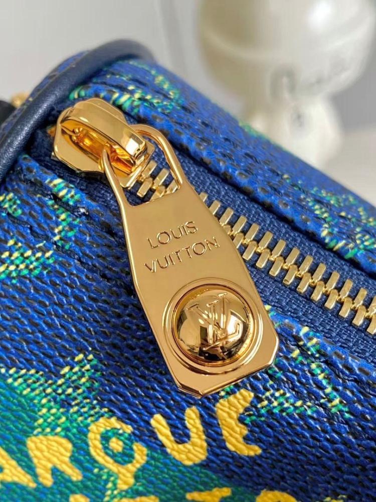 Keepall Monogram Leather Travel Bag