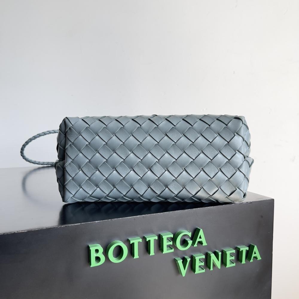 Refined Leather Top Handle Bag