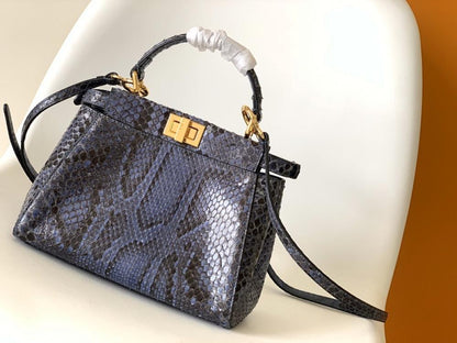 Classic Leather Top Handle Bag