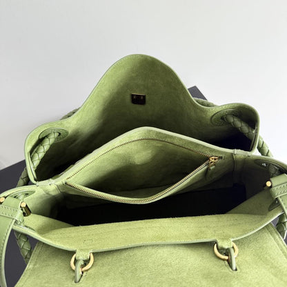 Leather Top Handle Bag