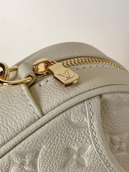 Elegant Premium Monogram Calfskin Crossbody Bag