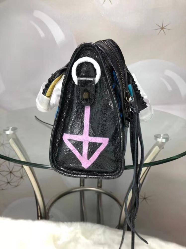 Leather Top Handle Bag