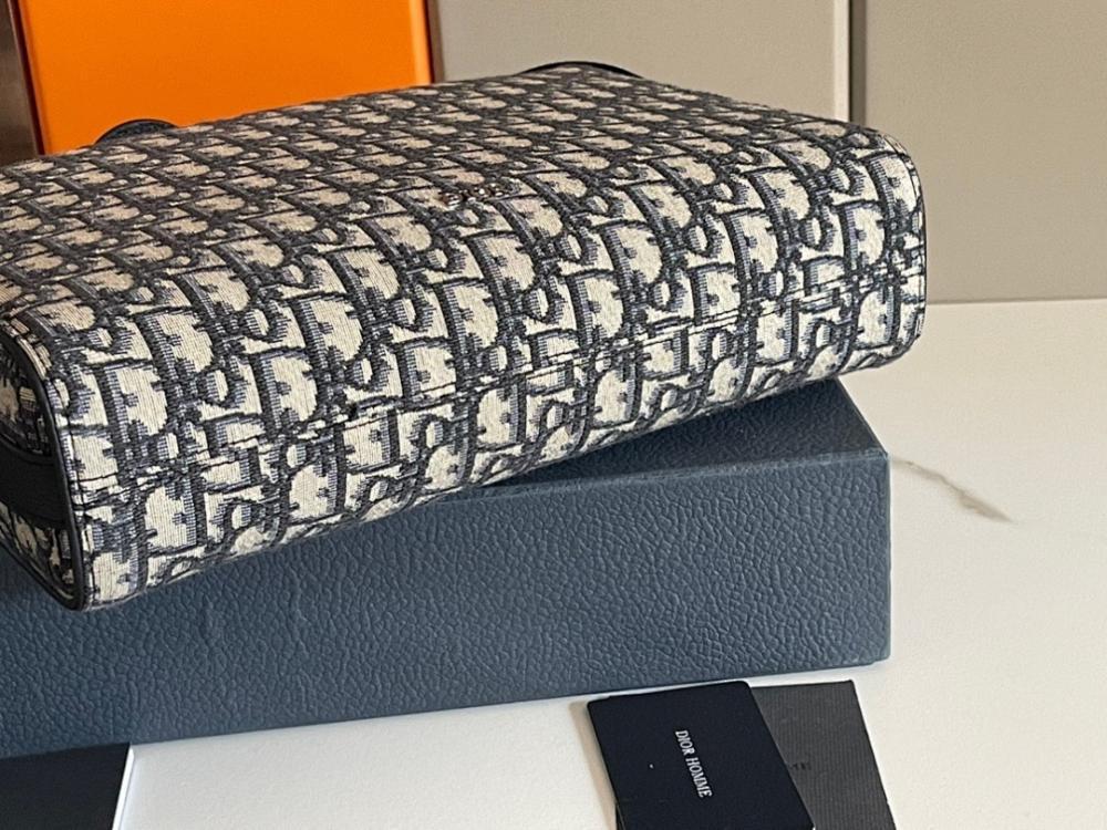 Modern Premium Black Printed Calfskin Shoulder Bag