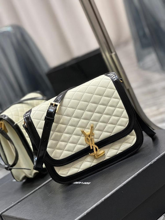 Classic Luxury Leather Top Handle Bag
