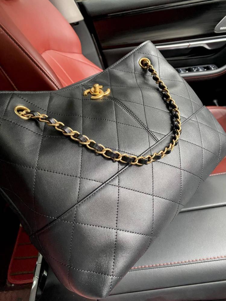Calfskin Bucket Bag