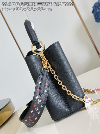 Calfskin Top Handle Bag