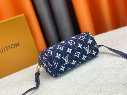 Modern Premium Embroidered Denim Shoulder Bag