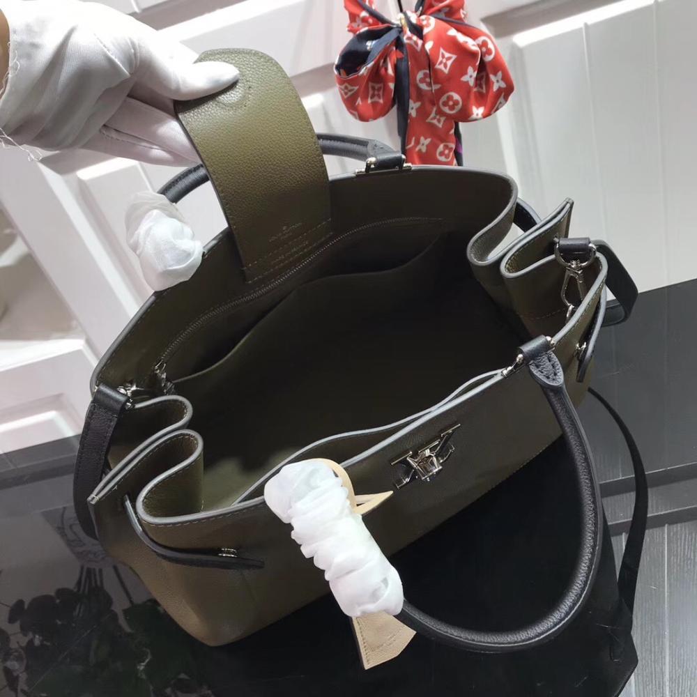 Leather Top Handle Bag
