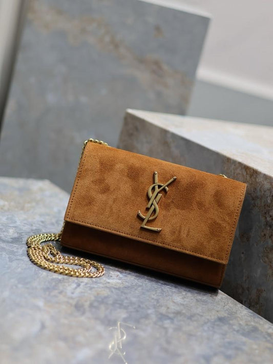 Italian-Inspired Stylish Gold Crossbody Bag
