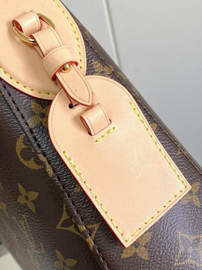 Modern Luxury Monogram Calfskin Crossbody Bag