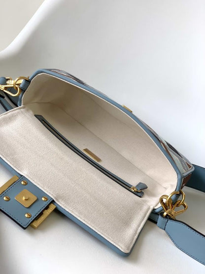 Embroidered Shoulder Bag