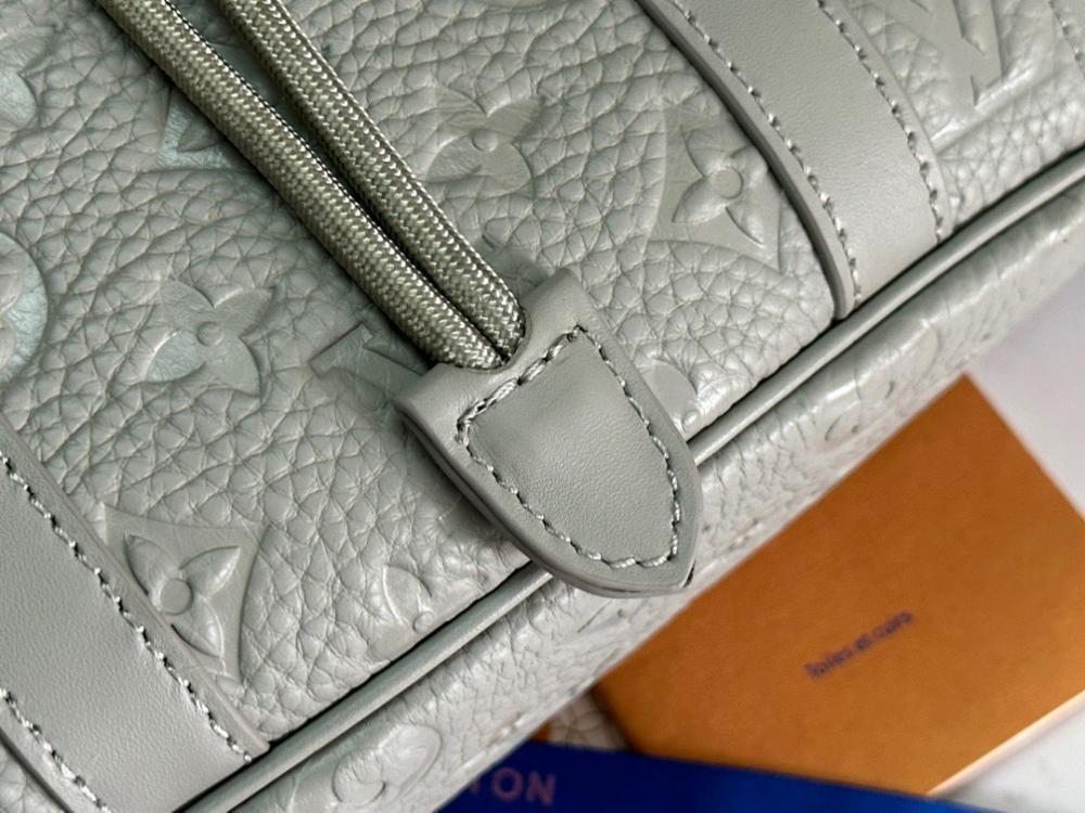 Elegant Refined Monogram Leather Top Handle Bag