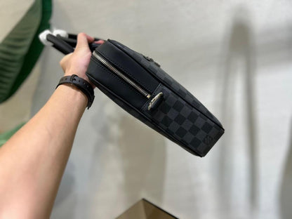 Stylish Premium Leather Top Handle Bag