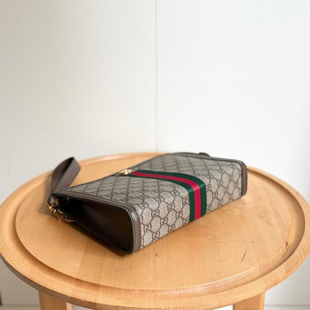 Ophidia Red Top Handle Bag