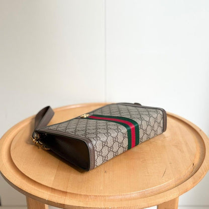 Ophidia Red Top Handle Bag