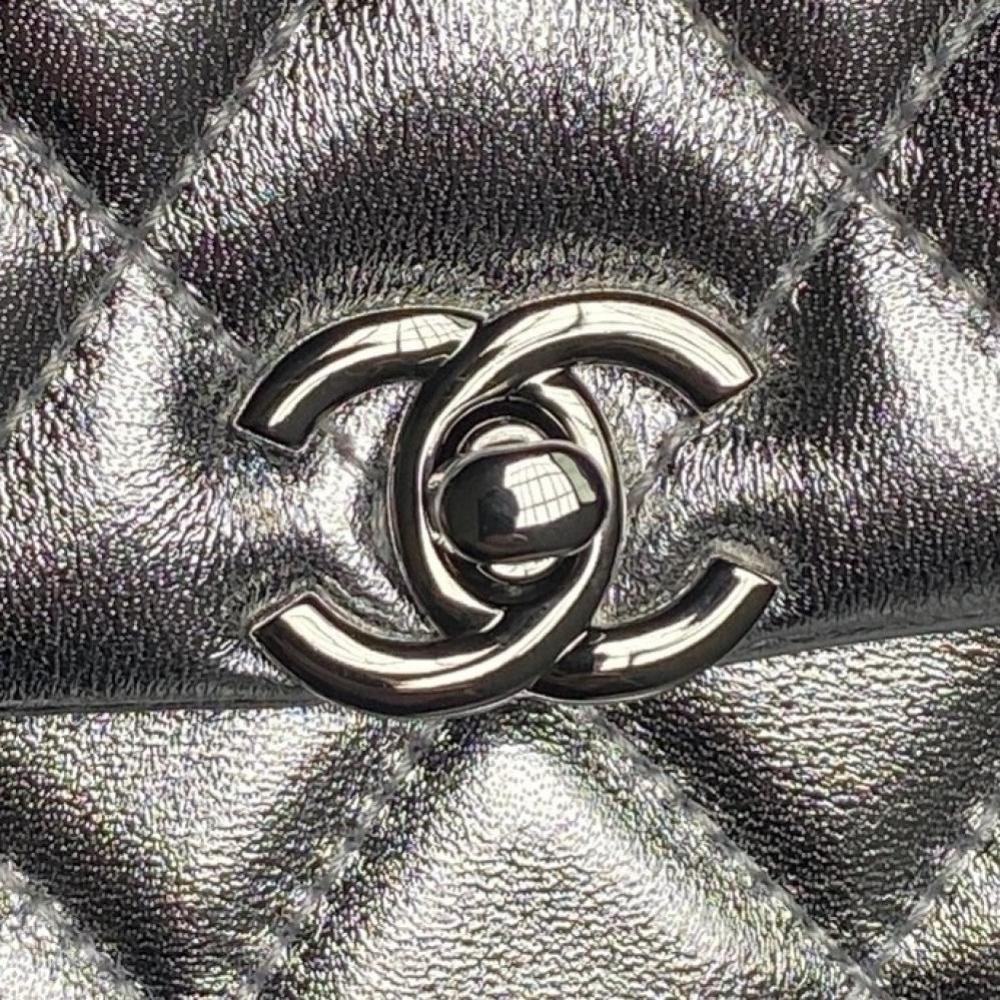 Gold Top Handle Bag