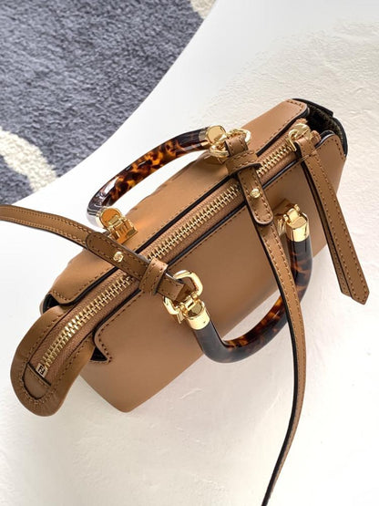 Calfskin Top Handle Bag