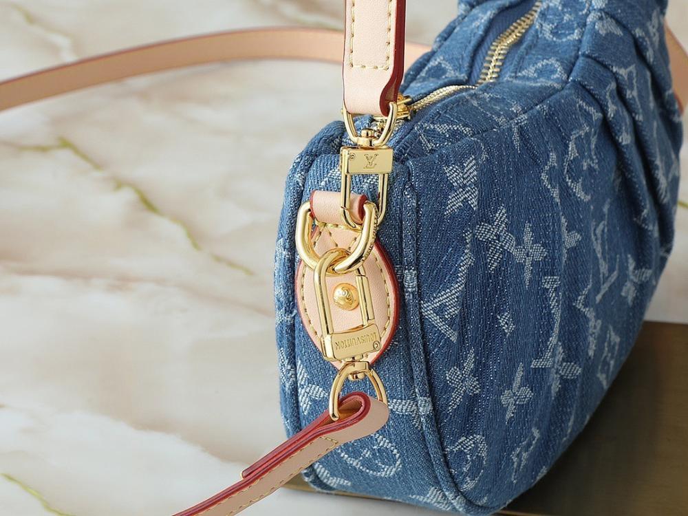 The Pouch Monogram Leather Shoulder Bag