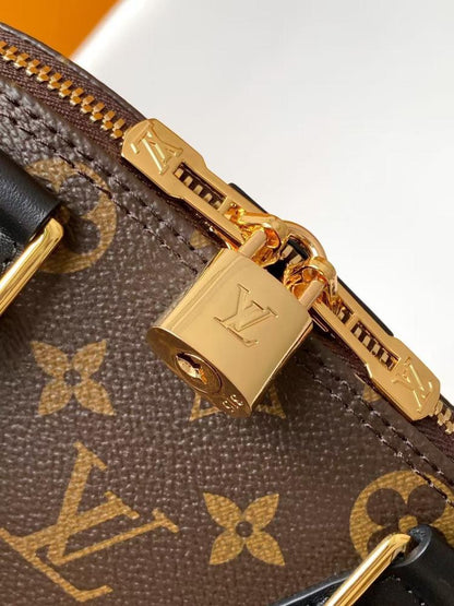 Leather Top Handle Bag