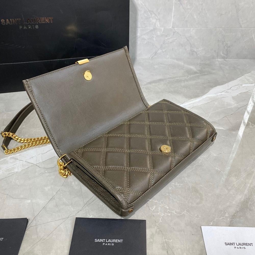Alma Gold Leather Top Handle Bag