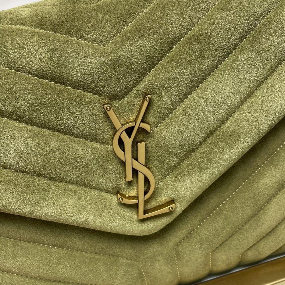 Gold Top Handle Bag