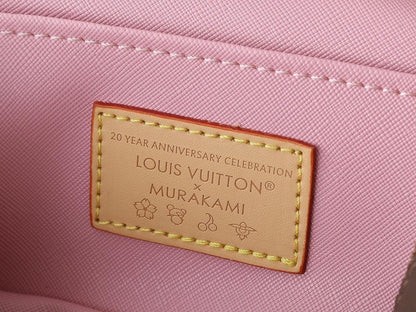 Classic Refined Monogram Leather Shoulder Bag
