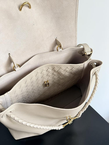 Calfskin Top Handle Bag