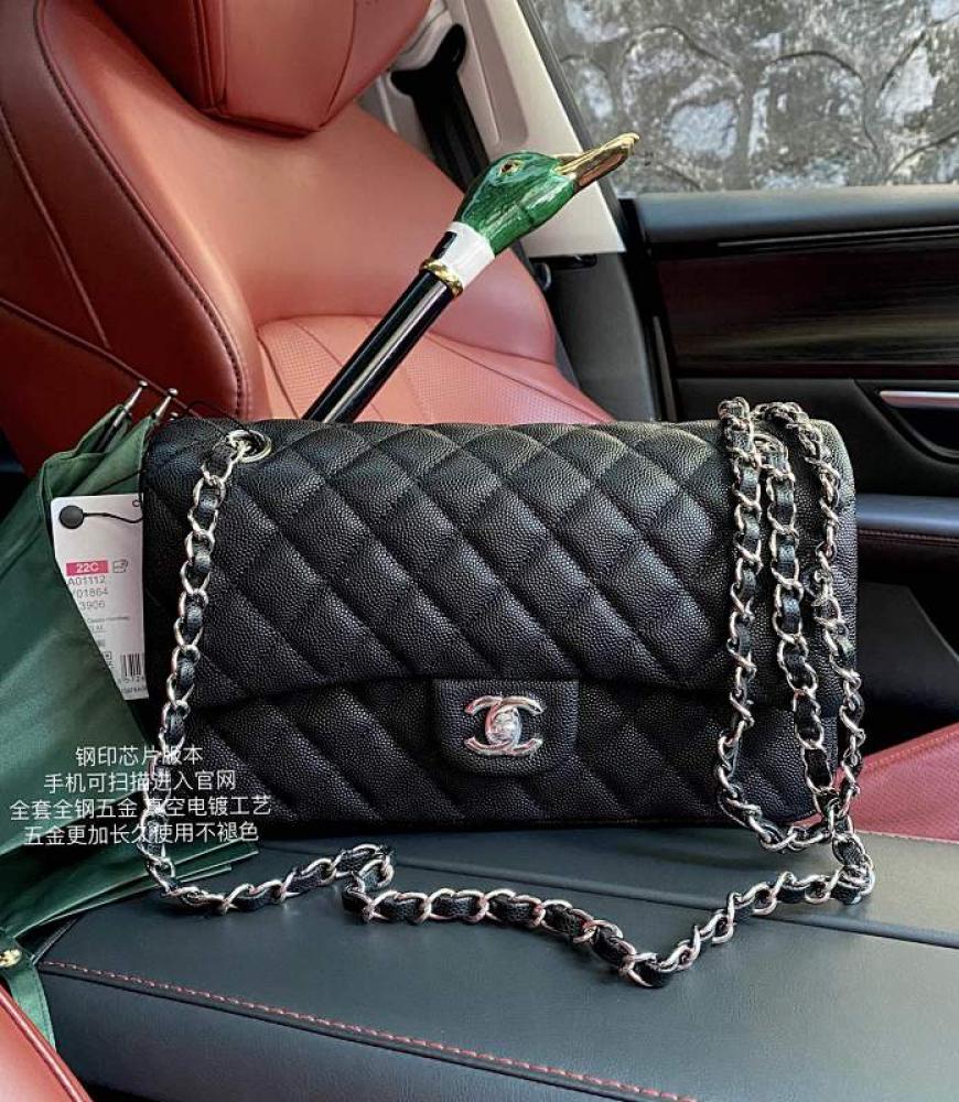 Classic Calfskin Top Handle Bag