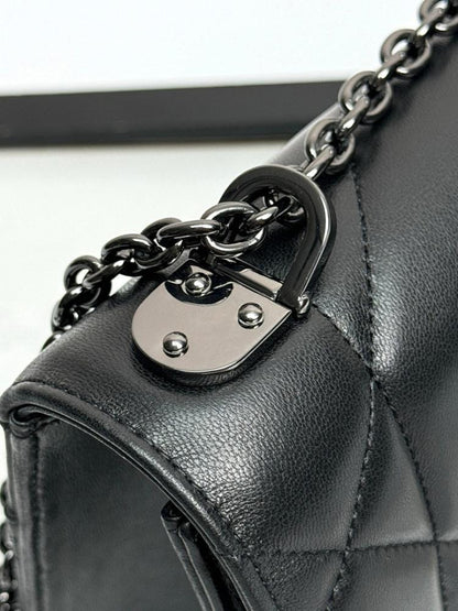 Luxury Stylish Blue Leather Shoulder Bag