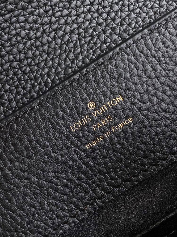 Monogram Leather Shoulder Bag