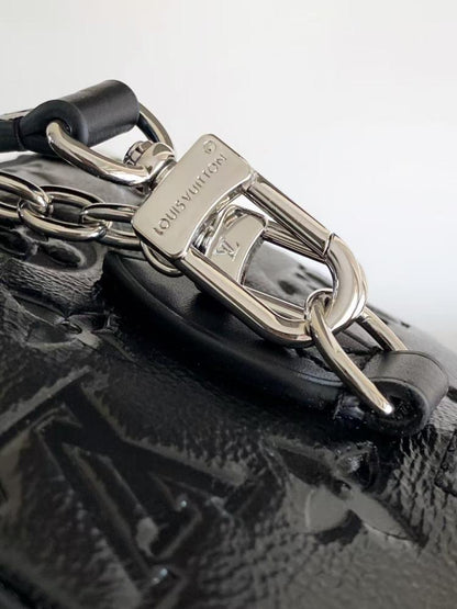 Classic Leather Top Handle Bag