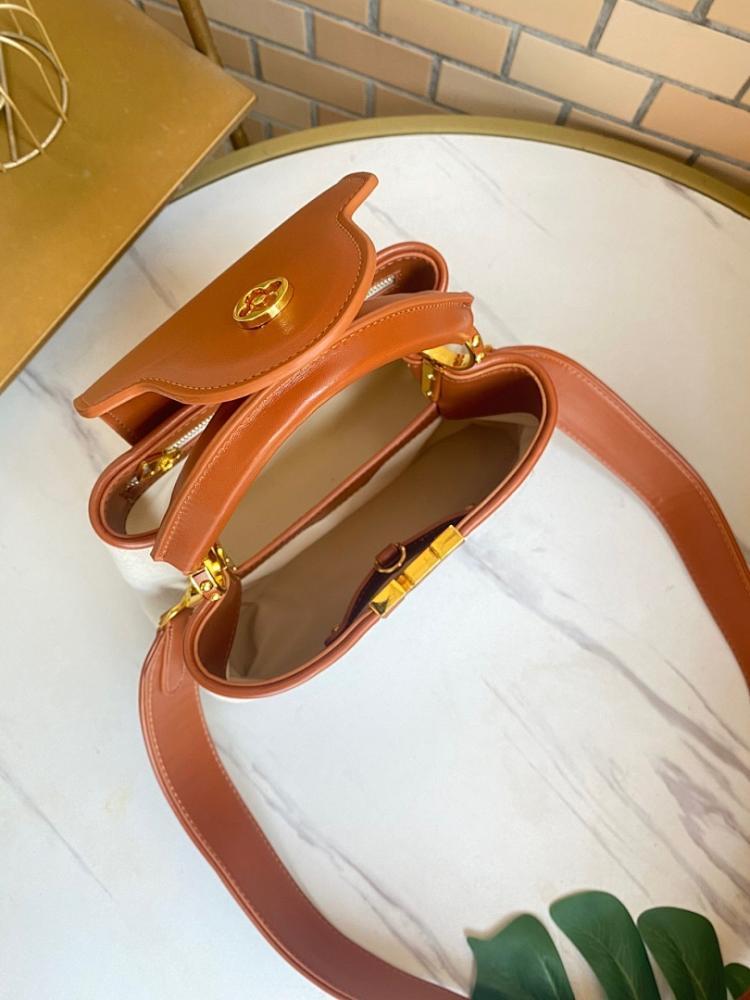 Classic Refined Calfskin Shoulder Bag