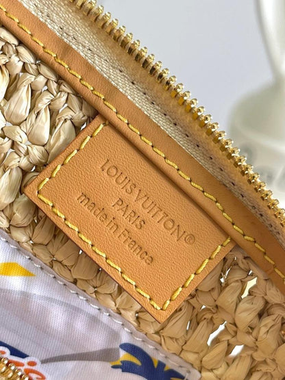 Modern Stylish Embroidered Leather Shoulder Bag