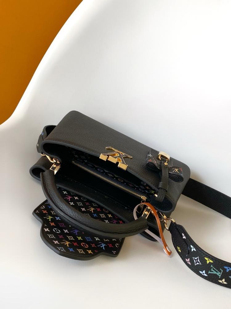 Leather Top Handle Bag
